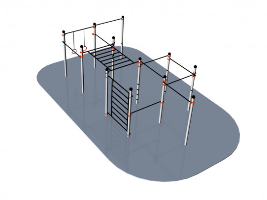 Apolo estructura de Street Workout-Calistenia