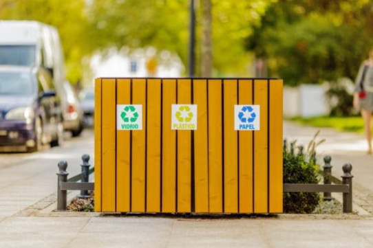 Berlín recycling bin