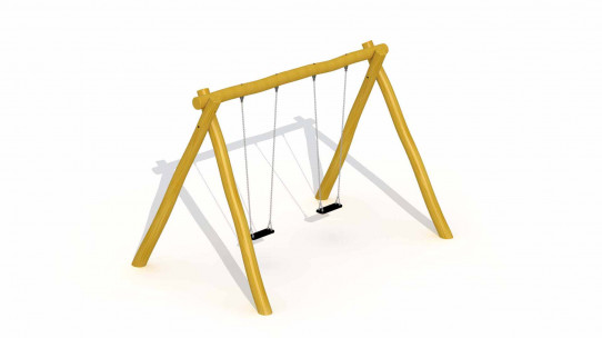 Large robinia swing