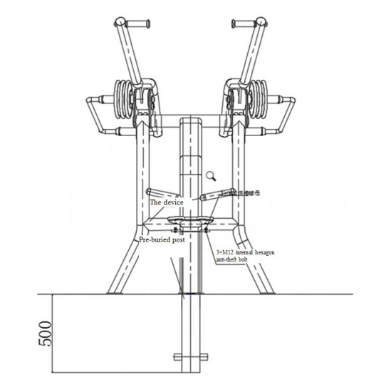 Máquina de entrenamiento de dorsal