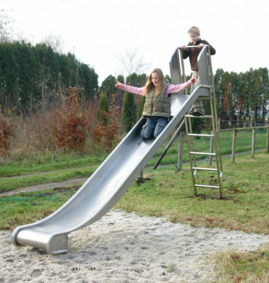 Slide with 1,5m height ladder.