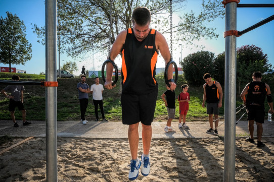 Structure de Vulcano de Street Workout-Calisthenia