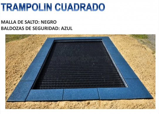 Trampolín cuadrado