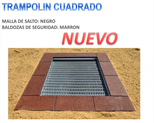 Trampolín cuadrado