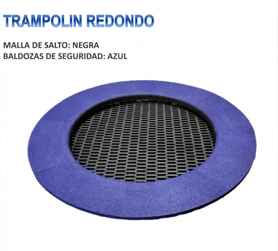 Trampolín redondo pequeño