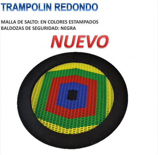 Trampolín redondo pequeño