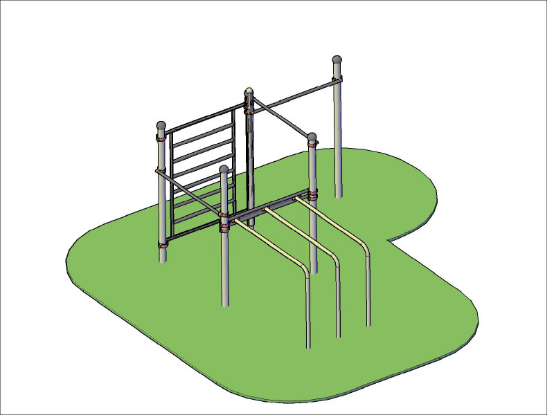 Teseo structure Street Workout-Calisthenics - Medium structures Street ...